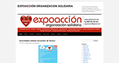 Desktop Screenshot of expoaccion.org